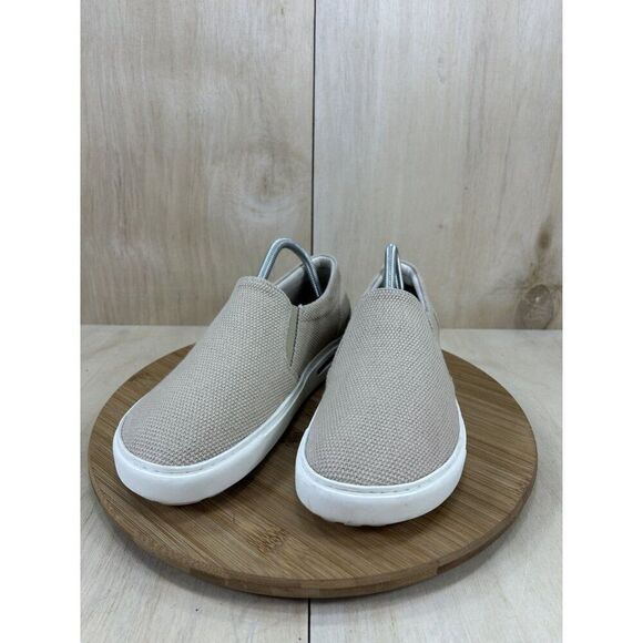 Birkenstock Oswego Tan Canvas Suede Slip On Shoes Unisex Mens 7 Womens 11 - Picture 2 of 9